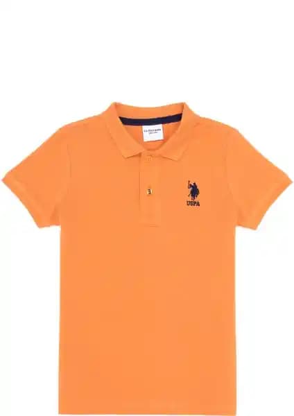 U.S. Polo Assn. Erkek Çocuk Turuncu Tişörtü: Şık ve Rahat Günlük Giyim Seçeneği